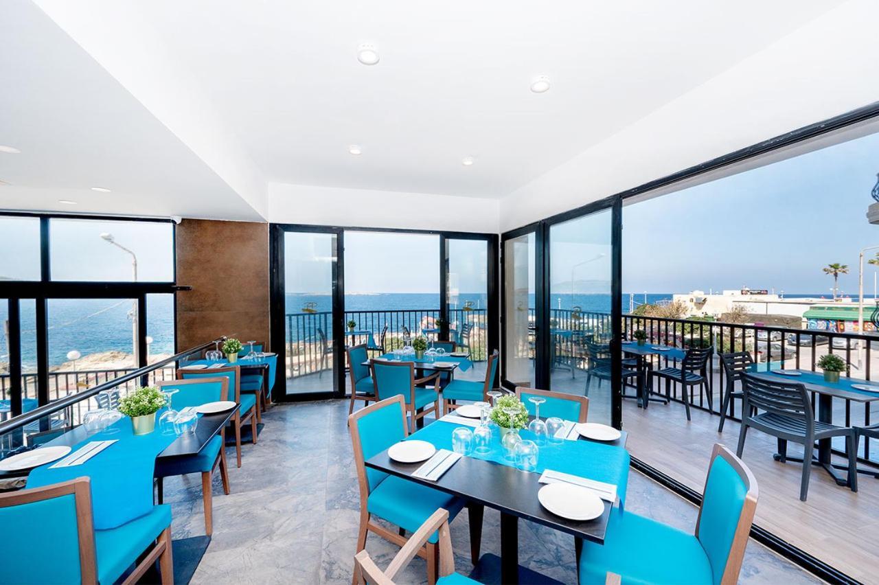 Islet Promenade Seafront 1 Bedroom Apartment With Sea View Balcony By Getawaysmalta Сент-Полс-Бей Экстерьер фото